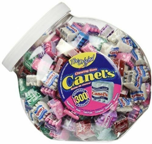 Canel's The Original Chewing Gum 6 Flavors Assortment 300 Count Tub NET WT 3 Lb