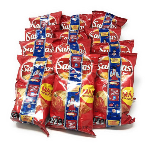 Sabritas Adobadas Bundle of 12 Bags